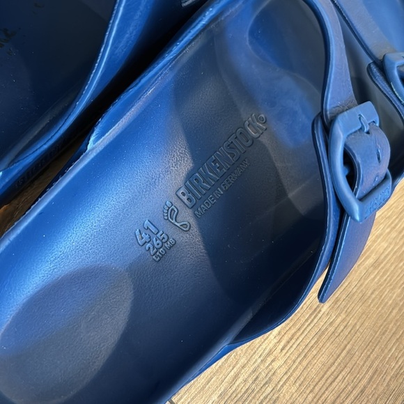 Birkenstock Arizona Essentials EVA Navy Blue Size EU41 US8/10 Unisex Sandals - Picture 4 of 5